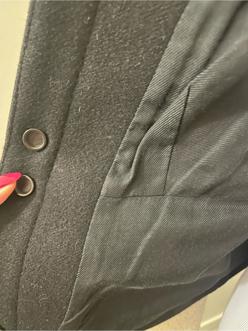 Gorgeous A.L.C. Cream and Black Faux Shearling Bomber Jacket - Picture 9 of 14